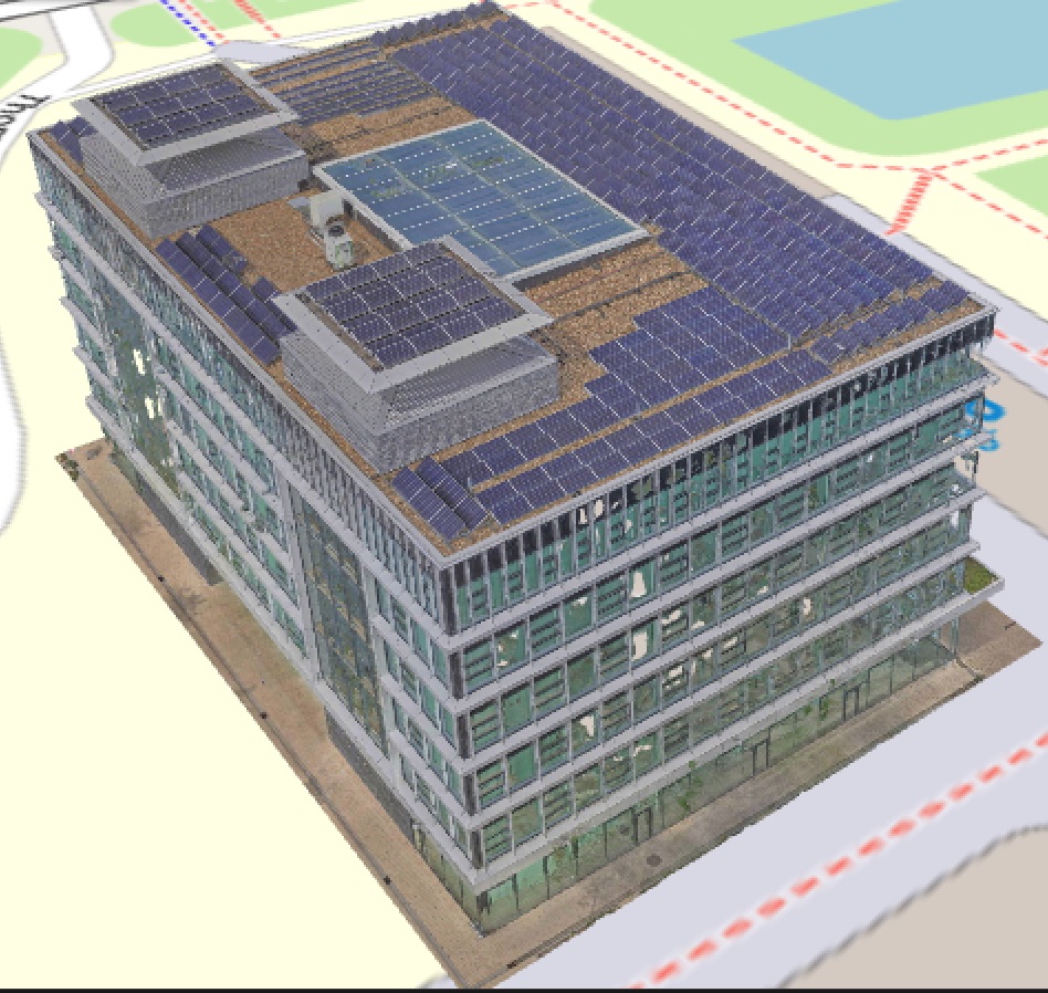 3D digital twin of Erasmus University campus building