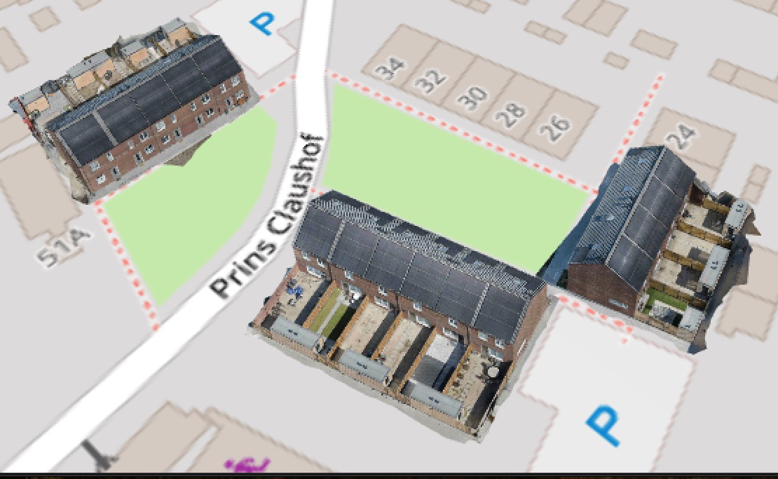 3D model of Woningbelang residential housing