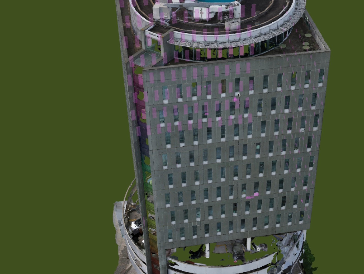 3D digital twin of a commercial building